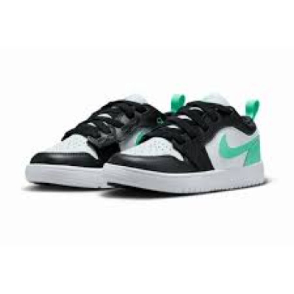 Nike Air Jorden's teal and black nike sneakers DR9748 girls size 1Y - Picture 4 of 11